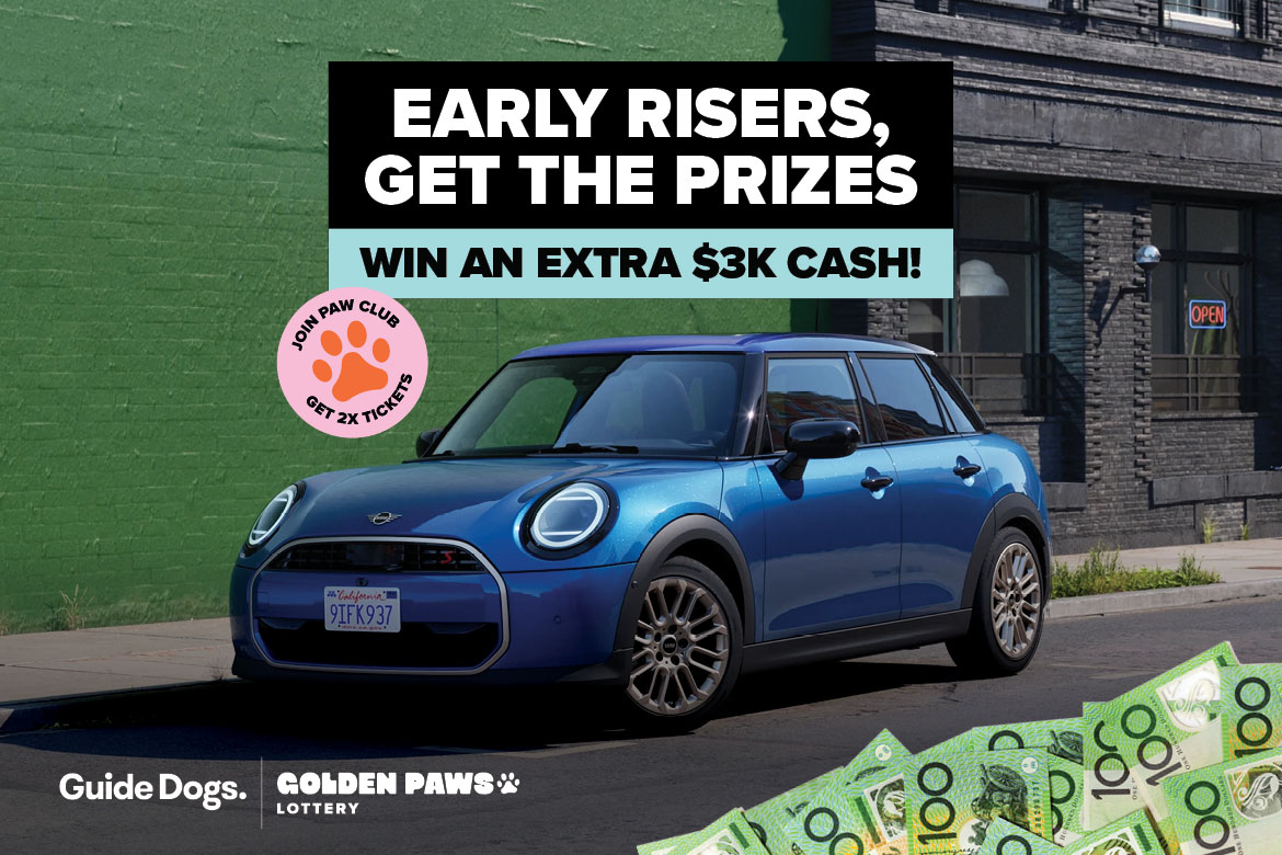 WIN a Mini Cooper + 10k Gold