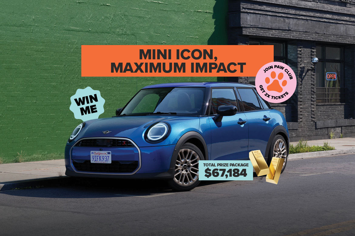 WIN a Mini Cooper + 10k Gold